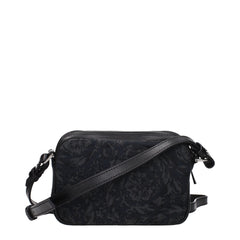 Versace Black Fabric Crossbody Bag