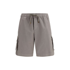 Brunello Cucinelli Beige Cotton Bermuda Shorts