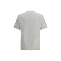 Brunello Cucinelli Gray Cotton T-Shirt