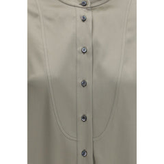 Brunello Cucinelli Bicolor Silk Shirt