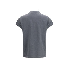 Brunello Cucinelli Gray Cotton T-Shirt