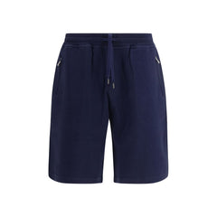 Brunello Cucinelli Blue Cotton Bermuda Shorts