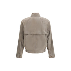 Brunello Cucinelli Bicolor Leather Jacket