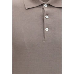 Brunello Cucinelli Brown Cotton Shirt