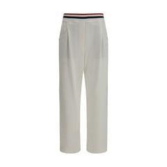 Brunello Cucinelli White Cotton Casual Pants
