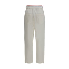 Brunello Cucinelli White Cotton Casual Pants