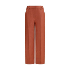 Brunello Cucinelli Multicolor Linen Casual Pants