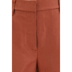 Brunello Cucinelli Multicolor Linen Casual Pants