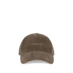 Saint Laurent Bicolor Cotton Cap (Baseball Hat)