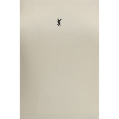 Saint Laurent Beige Cotton Tank Tops