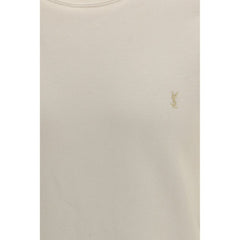 Saint Laurent Beige Cotton Sweatshirt