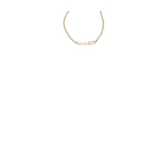 Saint Laurent Gold Metal Bracelet