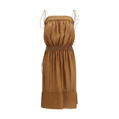 Saint Laurent Beige Polyester Casual Dress