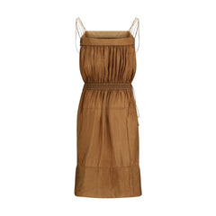 Saint Laurent Beige Polyester Casual Dress