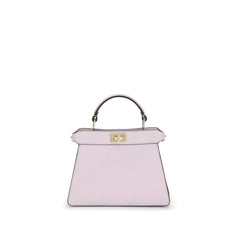 Fendi Purple Calf Leather Bos Taurus Shoulder Bag