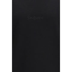 Saint Laurent Black Cotton T-Shirt