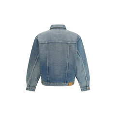 Saint Laurent Blue Cotton Denim Jacket
