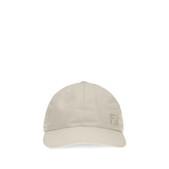 Fendi Beige Nylon Cap (Baseball Hat)