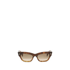 Alexander McQueen Brown Acetate Sunglasses
