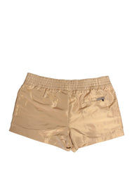 Dolce & Gabbana Beige Polyester Men Boxer Shorts Underwear