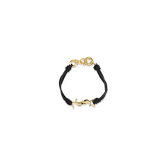 Saint Laurent Black Lamb Ovis Aries Aries Bracelet