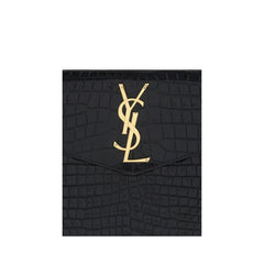 Saint Laurent Black Calf Leather Bos Taurus Accessories