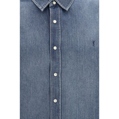Saint Laurent Blue Denim Shirt