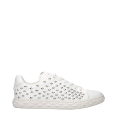 Jimmy Choo White Leather Sneakers