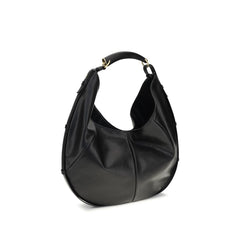 Saint Laurent Black Calf Leather Bos Taurus Shoulder Bag