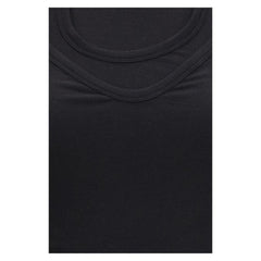 ALAINPAUL Black Lyocell Tank Tops