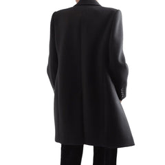 Saint Laurent Black Wool Coat
