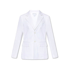 Bottega Veneta White Cotton Blazer
