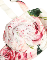 Dolce & Gabbana Multicolor Floral Semi-Pad Underwire Underwear