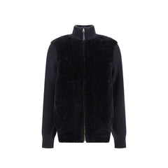 Loewe Black Lamb Fur Full-Length Jacket