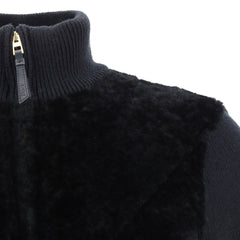 Loewe Black Lamb Fur Full-Length Jacket