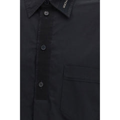 Dolce & Gabbana Black Cotton Dress Shirt