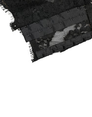 Dolce & Gabbana Black Lace Bandeau Bra Tube Top Underwear