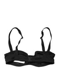 Dolce & Gabbana Black Semi-Pad Underwire Balconette Bra Underwear