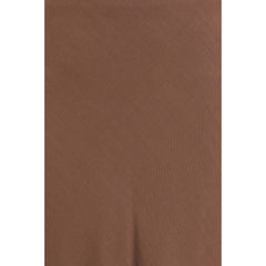 Brunello Cucinelli Brown Viscose Long Skirt