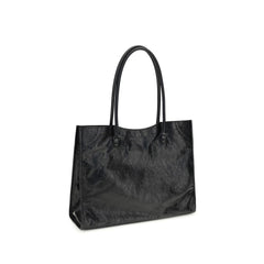 Balenciaga Black Lamb Ovis Aries Aries Shoulder Bag