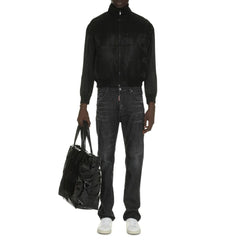 Saint Laurent Black Silk Jacket