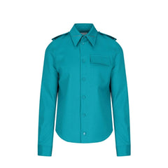Bottega Veneta Bicolor Elastane Dress Shirt