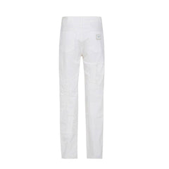 Dolce & Gabbana White Cotton Cargo Pants