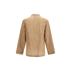 Dolce & Gabbana Beige Linen Top Sleepwear