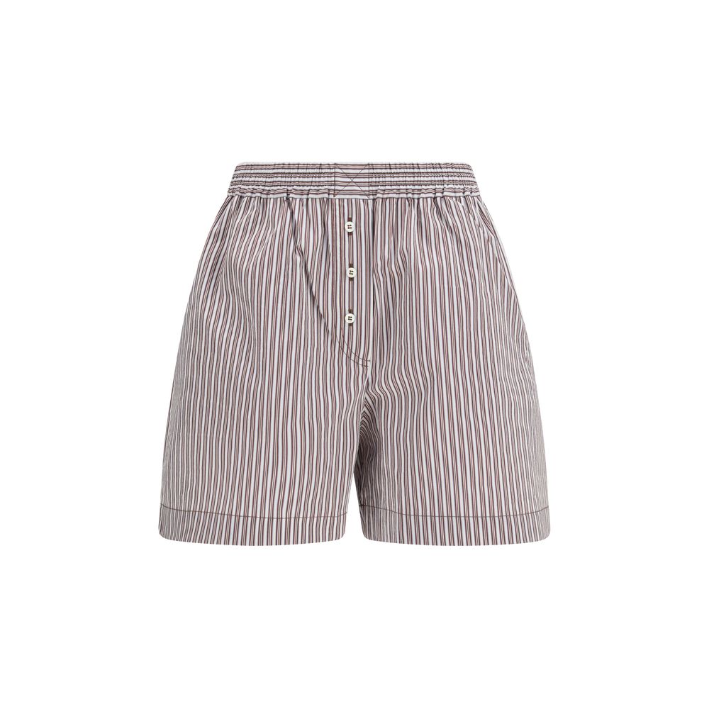 Brunello Cucinelli Multicolor Cotton Bermuda Shorts