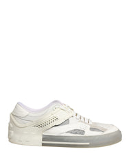 Dolce & Gabbana White Low Top Custom 2.Zero Sneakers Shoes