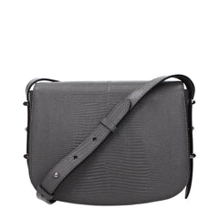 Jimmy Choo Gray Leather Crossbody Bag