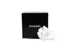 Chanel White flower Brooch