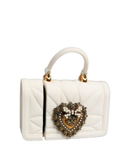 Dolce & Gabbana Case White Silicone Devotion Heart Cover Hand Bag Airpod