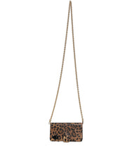 Dolce & Gabbana Flip Cover Brown Leopard Crystal iPhone X - XS Case